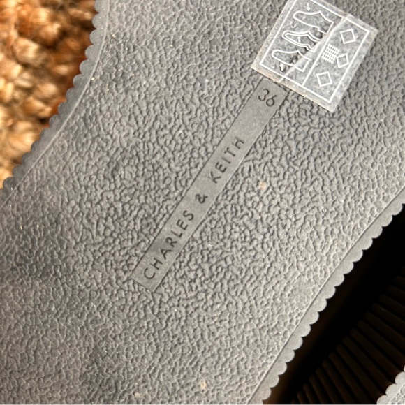 Platform Creepers - Charles & Keith - Size 6 - Black & Silver - Picture 7 of 7